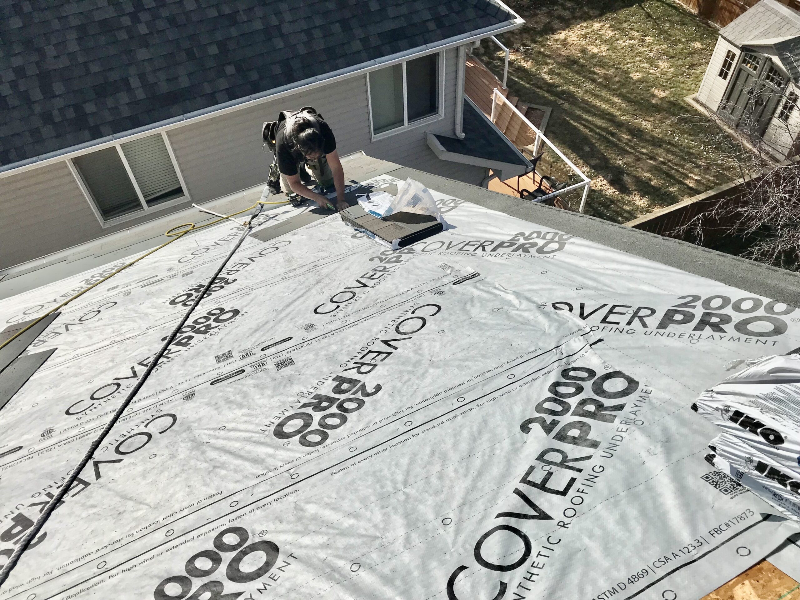 Finished roofing project